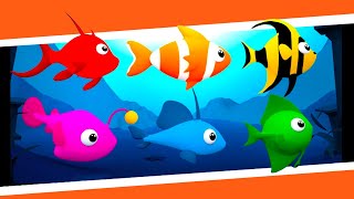 NEW Nursery rhymes in English  Titounis  The little fishes in the water [upl. by Eitak]