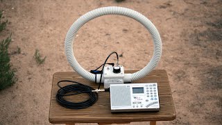 PKs Loop Antennas quotHamLoopquot  VORW Radio International 5850 kHz [upl. by Yelyah]