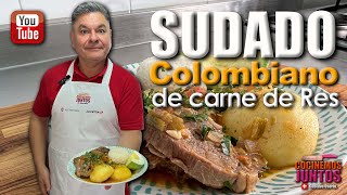 SUDADO DE CARNE DE RES COLOMBIANO  MUY FACIL [upl. by Kahl]