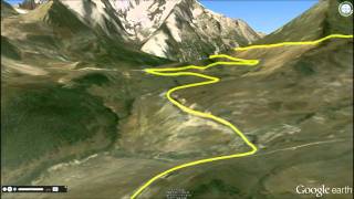 3D tour Col du Galibier 2645m from Briancon  Valloire [upl. by Herald878]