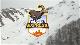 Guzet Express lhiver  luge sur rail [upl. by Ajnot]