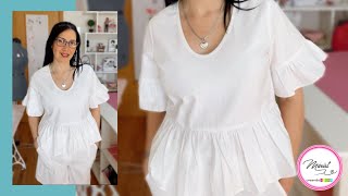 71 BLUSA FÁCIL Y BONITA TUTORIAL PASO A PASO 😏 [upl. by Jeb616]