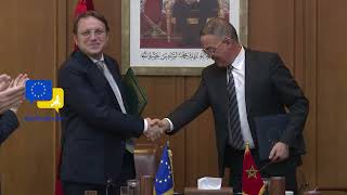 EU offers Morocco €200 million in quake reconstruction aid [upl. by Tteirrah]