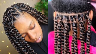 Passion Twist Tutorial  •New Wrapping Method •Braidsbytyti [upl. by Crispin763]