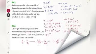 Part 1 Pembahasan Soal Termodinamika [upl. by Abernon253]