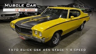 1970 Buick GSX 455 Stage 1 4Speed Muscle Car Of The Week Video 45 [upl. by Jeffers]