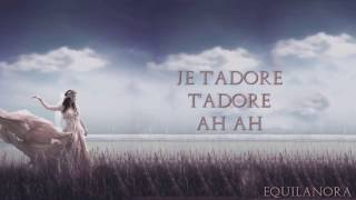 Eurielle  Je tAdore Lyrics [upl. by Ninnetta]