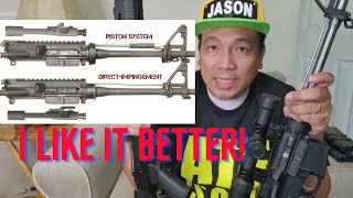 GAS PISTON VS DIRECT IMPINGEMENT AR [upl. by Delia218]