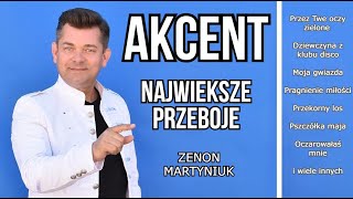 AKCENT  Największe Przeboje Hity Składanka disco polo 2024 [upl. by Shipley]