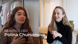 Beautico CEO Polina Chursanova on startup  FIT New York graduate  How to start a tech company [upl. by Geilich]