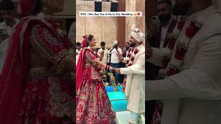 Hamara Shaadi Ka Dance ❤️🙈 rajatswati dance couplegoals love romantic wedding ytshorts [upl. by Lanevuj310]