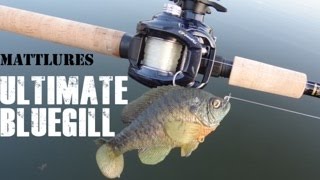 Taxidermy quality bluegill lure  The Mattlures ULTIMATE Gill [upl. by Iruyas]