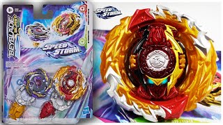 NEW WORLD SPRYZEN S6 LIMITED UNITEDSP SPEEDSTORM BEYBLADE BURST SURGE REVIEW LEFT SIDE REMOVED [upl. by Tnattirb]