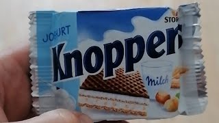 Knoppers milch unpacking sweets unpackingsweets chocolate [upl. by Karyl928]