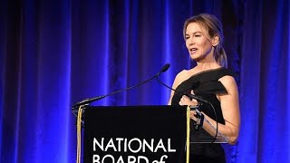 Renee Zellweger Honored At National Board of Review Gala 2020 With Salma Hayek [upl. by Gabriel]