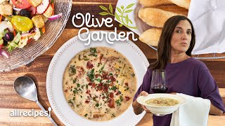 I Made Olive Gardens Breadsticks Soup amp Salad At Home  Allrecipes [upl. by Chet81]