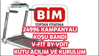 Bim koşu bandı kutu açılımı kurulumu Voit Vfit [upl. by Libbna]