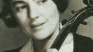 Lillian Fuchs plays the Prelude from Bachs 6th Cello Suite on the viola in original key [upl. by Atinid]