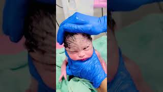 Baby cleaning newborn cleaning newborn first Barth youtubevideo youtube ytvideo baby cute baby [upl. by Galliett]