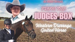 From the Judges Box Western Dressage Gaited Horse [upl. by Harrison304]