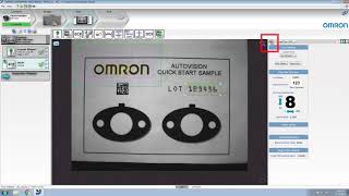 OMRON MicroHAWK  Using AutoVISION locate function to reposition regions [upl. by Holton670]