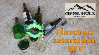 Flaschen mit dem Bottle Cutter schneiden DIY [upl. by Austin632]