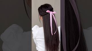 Easy hairstyles for long hair 🩷✨ hairstyle hair hairtok longhair explorepage shorts [upl. by Skipp]