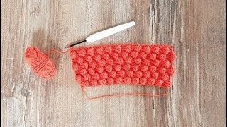 29 Crochet Tutoriel Point Nid dAbeille Maïlane [upl. by Kamp]