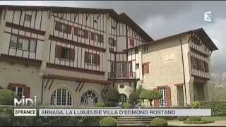 Vu dici  Arnaga la luxueuse villa dEdmond Rostand [upl. by Ehcor]