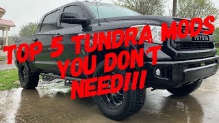 Top 5 Tundra Mods That You DON’T Need [upl. by Itnava]