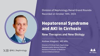 Hepatorenal Syndrome and AKI in Cirrhosis ft Andrew Allegretti MD MSc [upl. by Kcirrag]