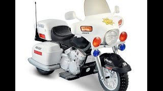 Kid Motorz Police Motorcycle 12Volt BatteryPowered RideOn [upl. by Nuncia]