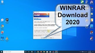 How to DownLoad WinRAR and WINRAR download  Windows 10 The Easy Way 2020 [upl. by Lipman]