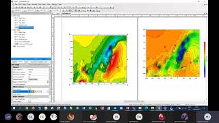 TP Géophysique lst EE amp GARM sur logiciel SURFER prospection magnétique [upl. by Nomit]