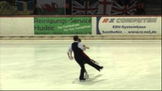 Oberstdorf 2014  Ice Dance Gold Pattern Dance 1 [upl. by Dave968]