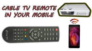 Cable Remote Control  tccl set top box remote  all set top box remote app  kalaignar tv remote [upl. by Ley462]