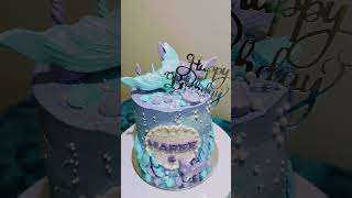 MERMAID Themed cake [upl. by Itsirk]