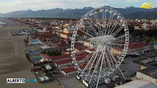 Viareggio Wheel RUOTA 🎡 PANORAMICA estate 2023 4k 🎥 [upl. by Capon]