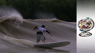 Chasing the Pororoca the Longest Wave in the World [upl. by Aivalf]