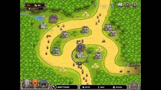 Kingdom Rush HARD DIFFICULTY Silveroak Forest IRON CHALLENGE on iPad [upl. by Zalea]