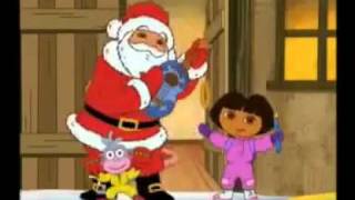 Dora Et Papa Noel  Chante Joyeux Noel  HD [upl. by Anelle]