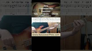 Fleetwood Mac  Sara basstranscription basscoverwithtabs fleetwoodmac [upl. by Anirres]