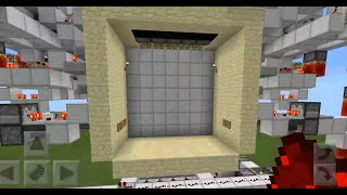 minecraft pe7x7 piston door  map [upl. by Aimac458]