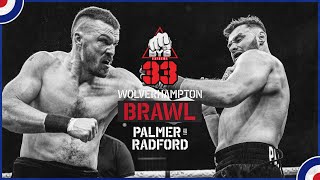 BYB 33 Bare Knuckle Wolverhampton Brawl Heavyweight Opening Bout Troy Palmer vs Peter Radford [upl. by Annetta]