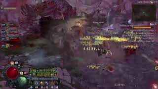 Diablo4 druid boulder build bln dmg [upl. by Llednav]