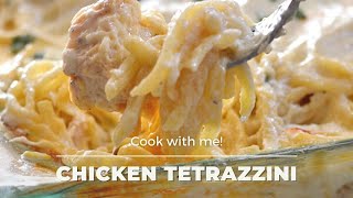 Cheesy Chicken Tetrazzini [upl. by Anilatak947]