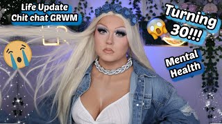 Drag makeup therapy  Chit Chat GRWM  Life Update [upl. by Tobias]