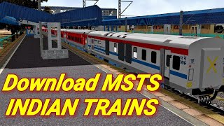 How To Add Indian Trains In MSTS  Download And Install MSTS  Tutorial Part 2 [upl. by Ahsap]