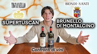 SUPERTUSCAN vs BRUNELLO di MONTALCINO IL Confronto 🍷🔥 [upl. by Acinoreb]