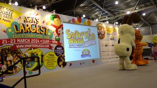 Meet amp Greet Garfield amp Odie at SmartKids Asia 2014  22 Mar [upl. by Esinek]